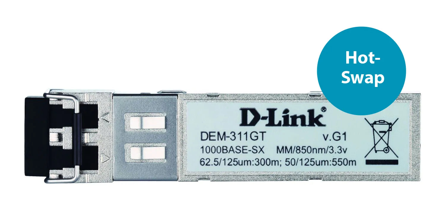D-LINK 1 PORT GBIC SX MULTI-MODE FIBER MODULE 550M - image 2