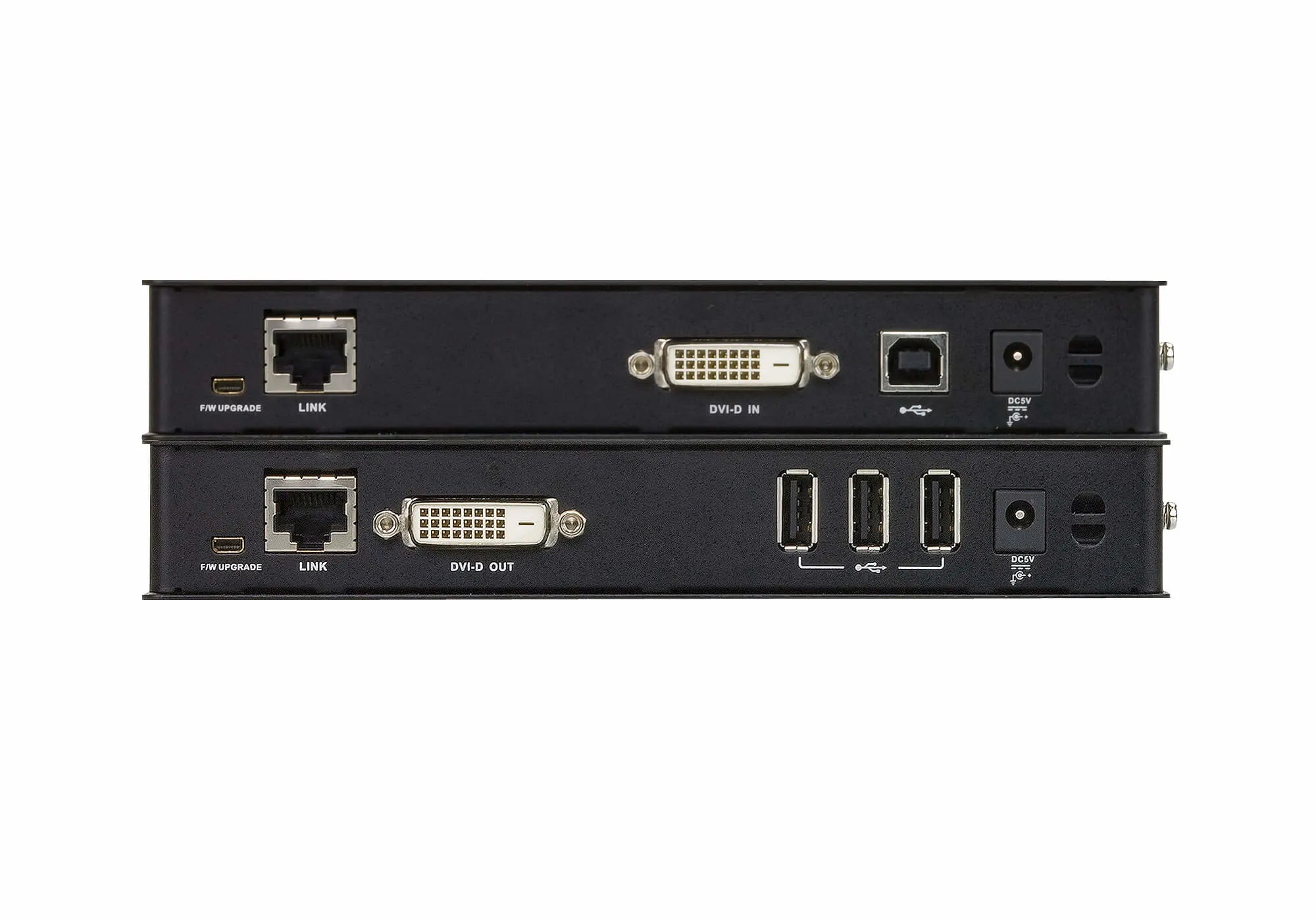 ATEN USB 2.0 DVI HDBaseT KVM Extender EX.USB/W/(US/EU/OUT) ADP.(100m). - image 4