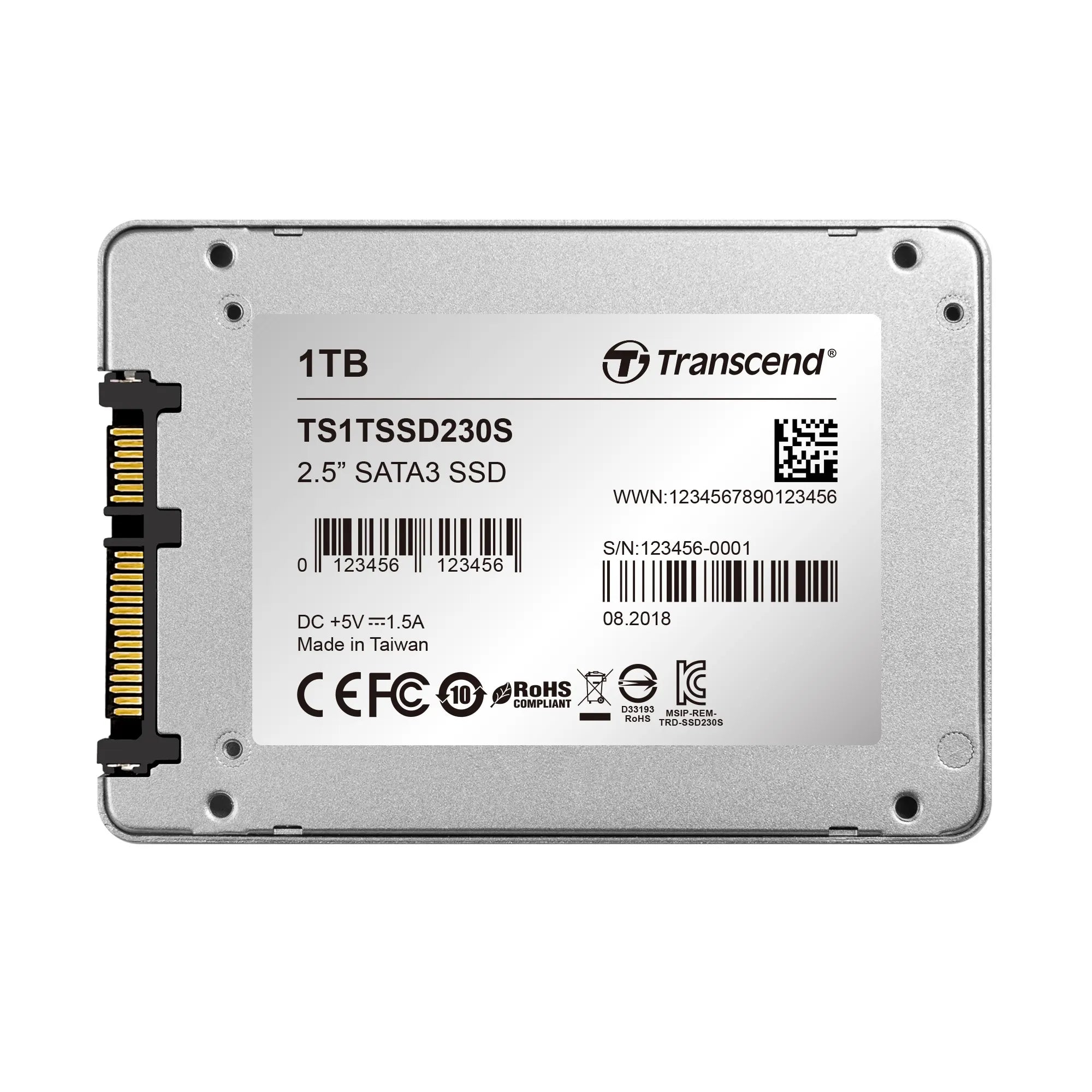 TRANSCEND 1TB SSD230 2.5'' SSD DRIVE - SATA III 3D TLC with DRAM cache - 560MB/s Read 500MB/s Write - 560 TBW - image 9