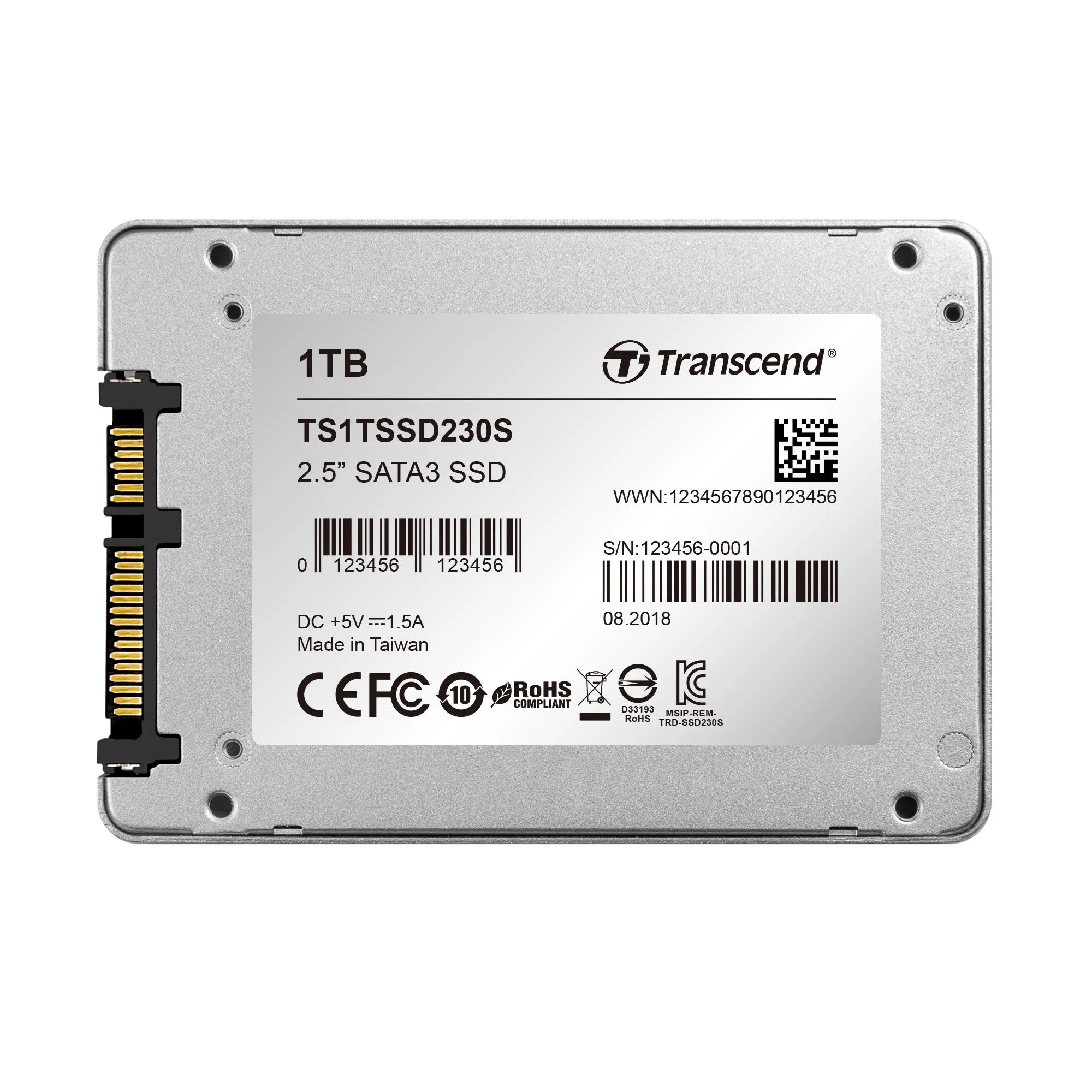 TRANSCEND 1TB SSD230 2.5'' SSD DRIVE - SATA III 3D TLC with DRAM cache - 560MB/s Read 500MB/s Write - 560 TBW - image 8