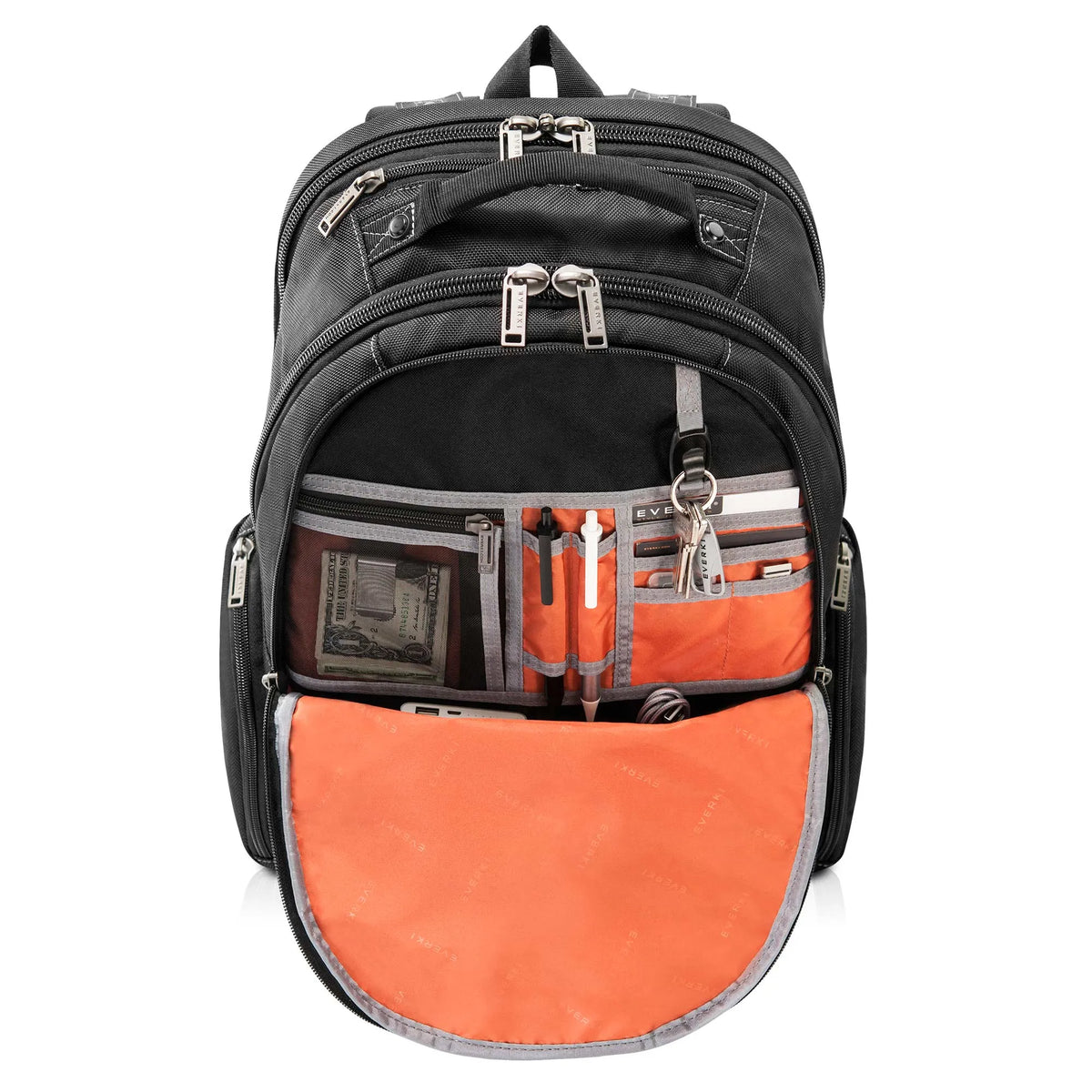 EVERKI ATLAS BACKPACK | Fits up to 15.6 inch laptops | Travel friendly | Opens 180 | 5-Point balance strap system - image 3
