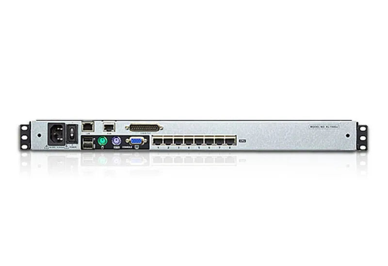 8-port 17'' Dual Rail LCD IP Cat5 KVM - D.Rail LCD KVM IP SW. W/(USKB/SPKB)/W/(US/EU) CORD - image 4