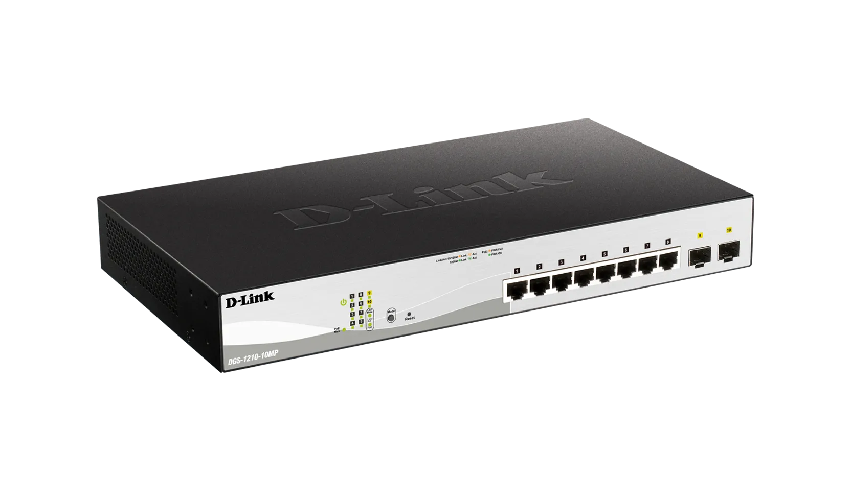 D-LINK 8-ports 10/100/1000Base-T PoE Smart Switch plus 2 SFP ports - 130W PoE budget - image 6