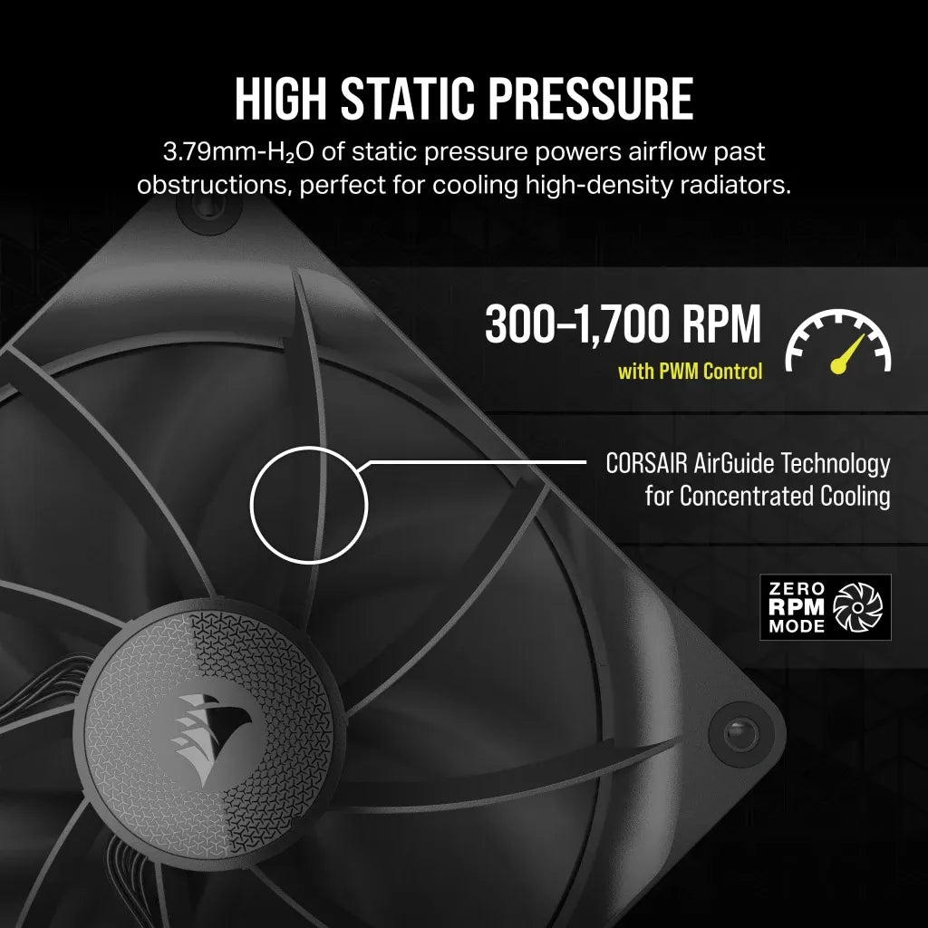 Corsair RX Series; iCUE LINK RX140; 140mm Fan; Single Pack - image 3