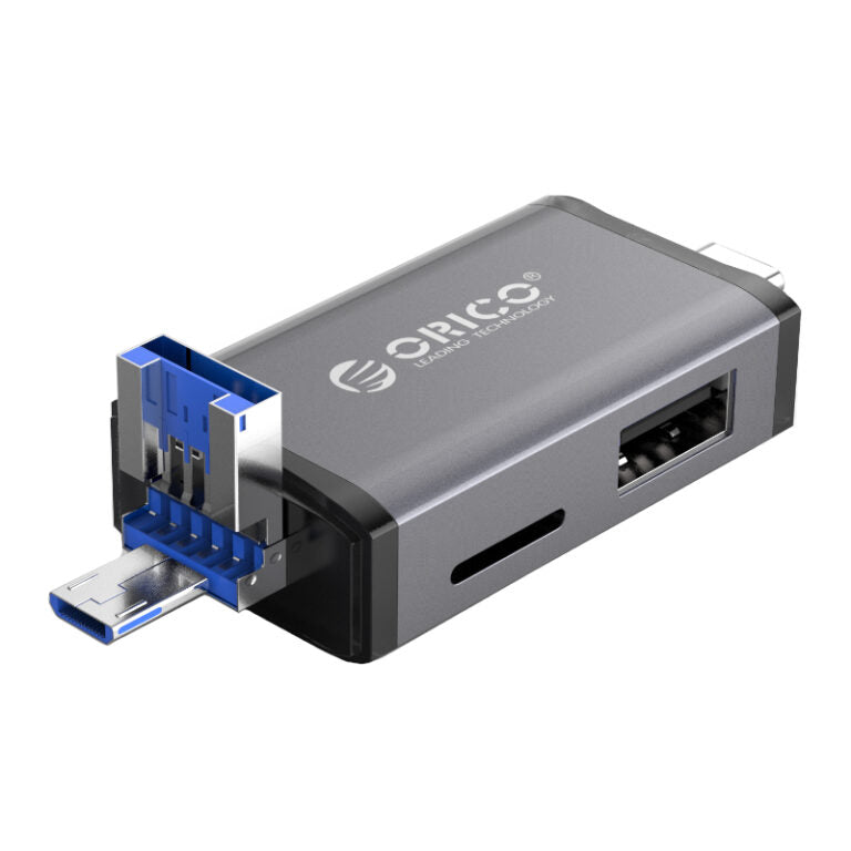 ORICO USB3.0 6-in-1 CARD READER – GREY