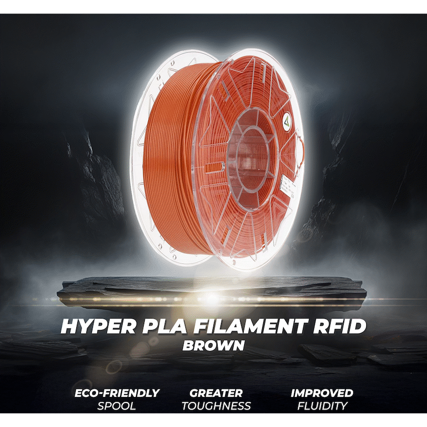 Creality Hyper PLA Filament RFID - Brown - image 3