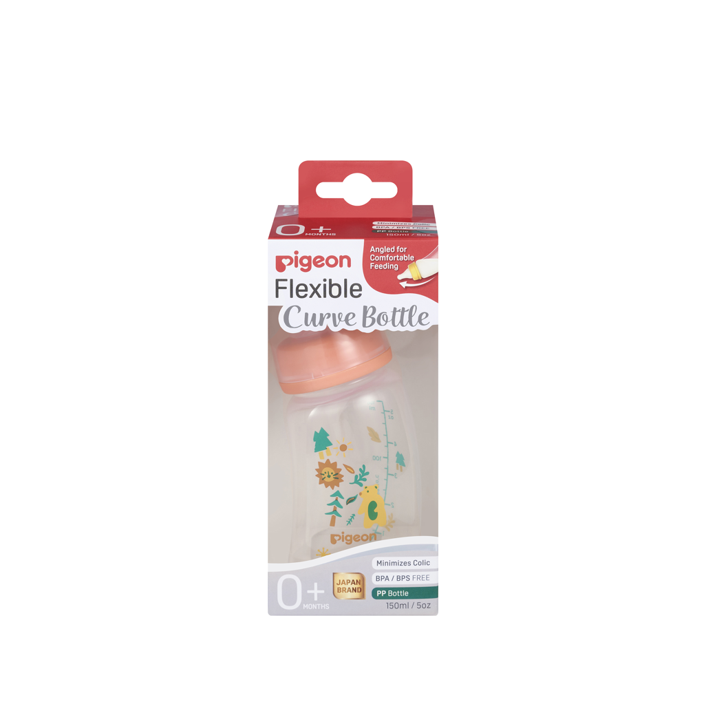 Pigeon Flexible Curve Bottle 150ml - Forest