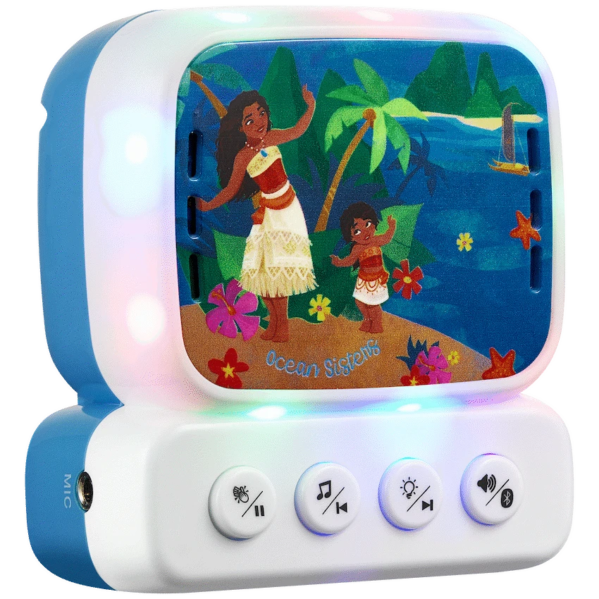Disney Moana 2 Mini Bluetooth Karaoke Machine with Belt Hook - image 3