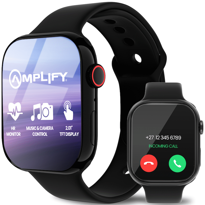 Amplify Challenge Series Square Smartwatch - Black - image 3