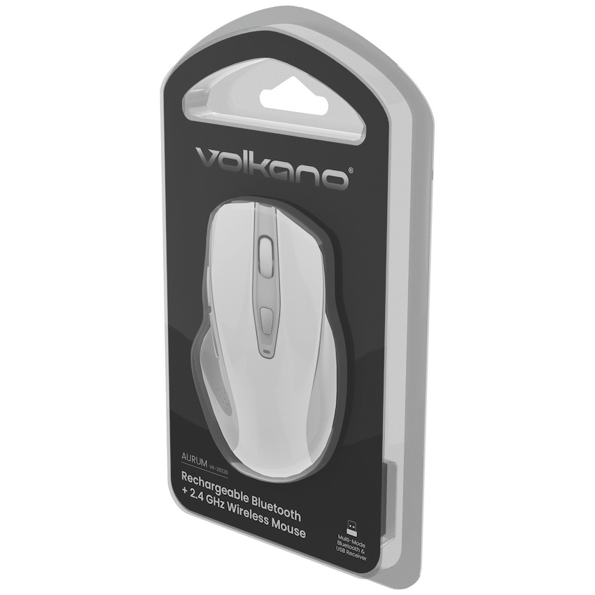 Volkano Aurum Series Bluetooth Wireless Mouse - White - image 3