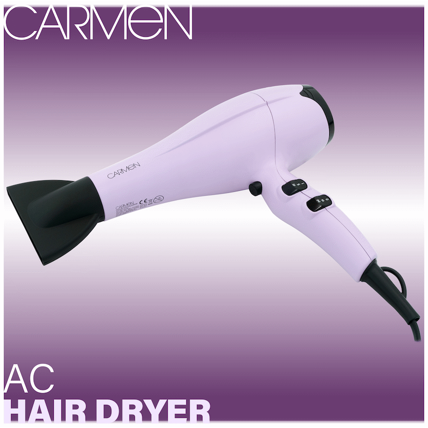Carmen Colours 2200w AC Hair Dryer - image 3