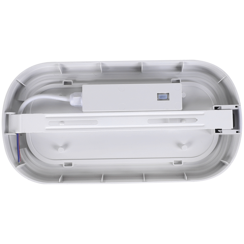 Ellies Ellipse Series AC 24W Capsule LED Bulkhead - PC - WT - image 3