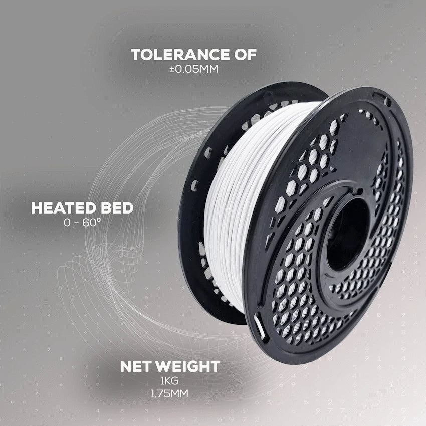 PLA White Filament 1kg, 1.75mm - image 3