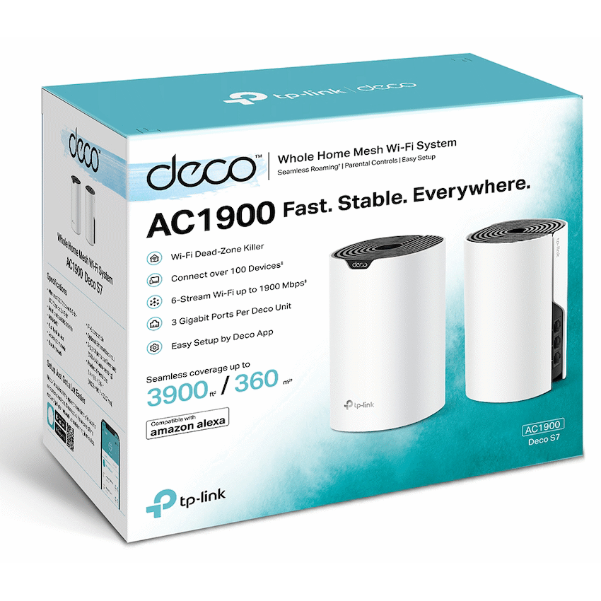 TP-Link Deco S7 (1-Pack) AC1900 Whole Home Mesh Wi-Fi System - image 3
