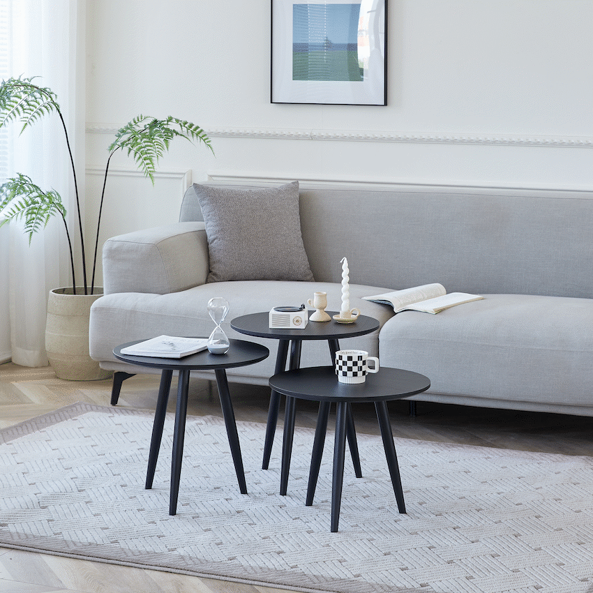 Everfurn Wooden Finish 3 - Piece Monaco Coffee Table - image 3