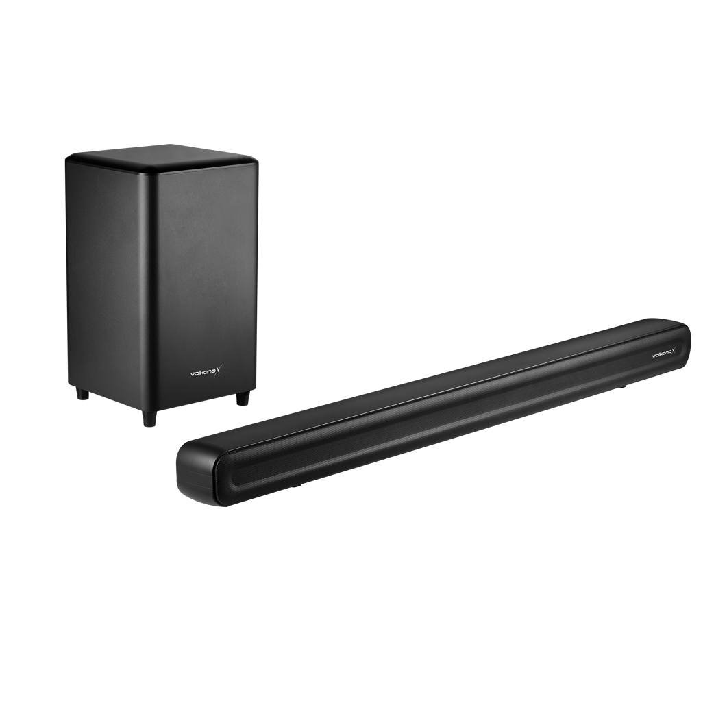 VolkanoX Supersonic Series 2.1 200 W Soundbar System with Wireless Subwoofer - Black