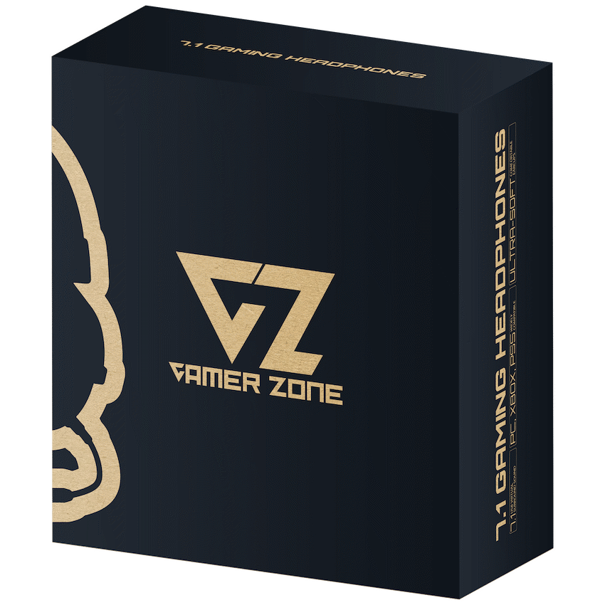 Gamer Zone '' series Pro Gaming Headset - Black & Red - image 3