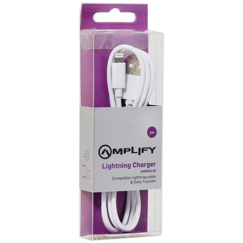 Amplify Lightning Charging Cable for iPhone & iPad - White - image 3