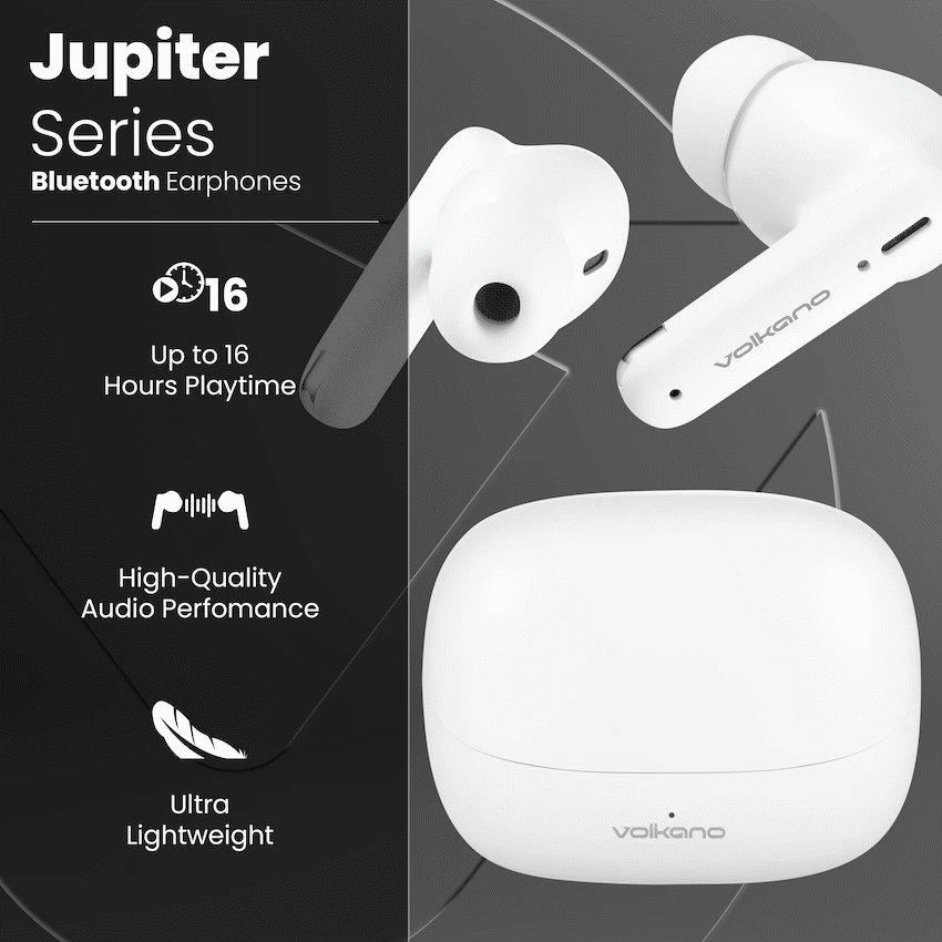 Volkano Jupiter Series TWS Earphones - White - image 3
