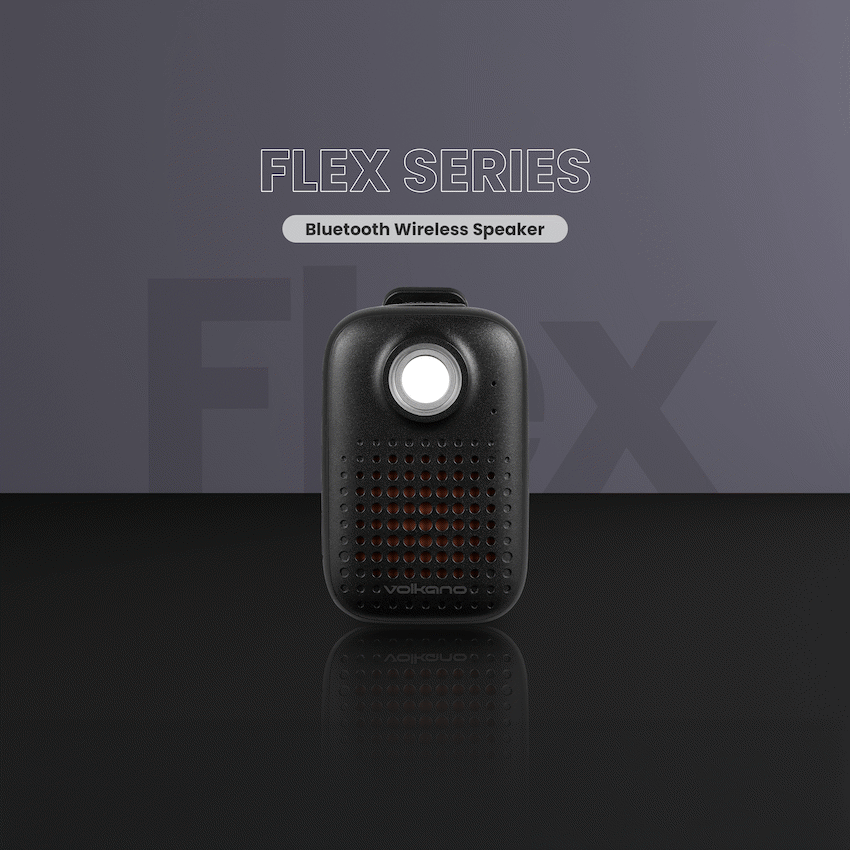 Volkano Flex Bluetooth Wireless Speaker - Black - image 3