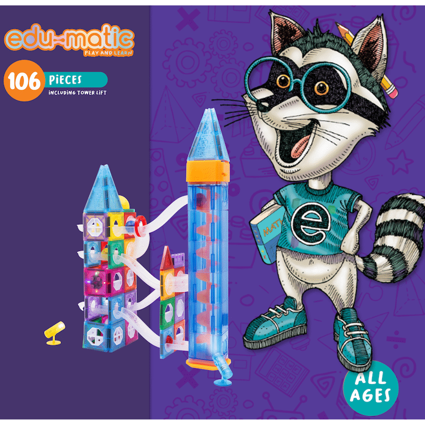 Edu-matic Mini-Mags Light Up Set 106 pieces - image 3