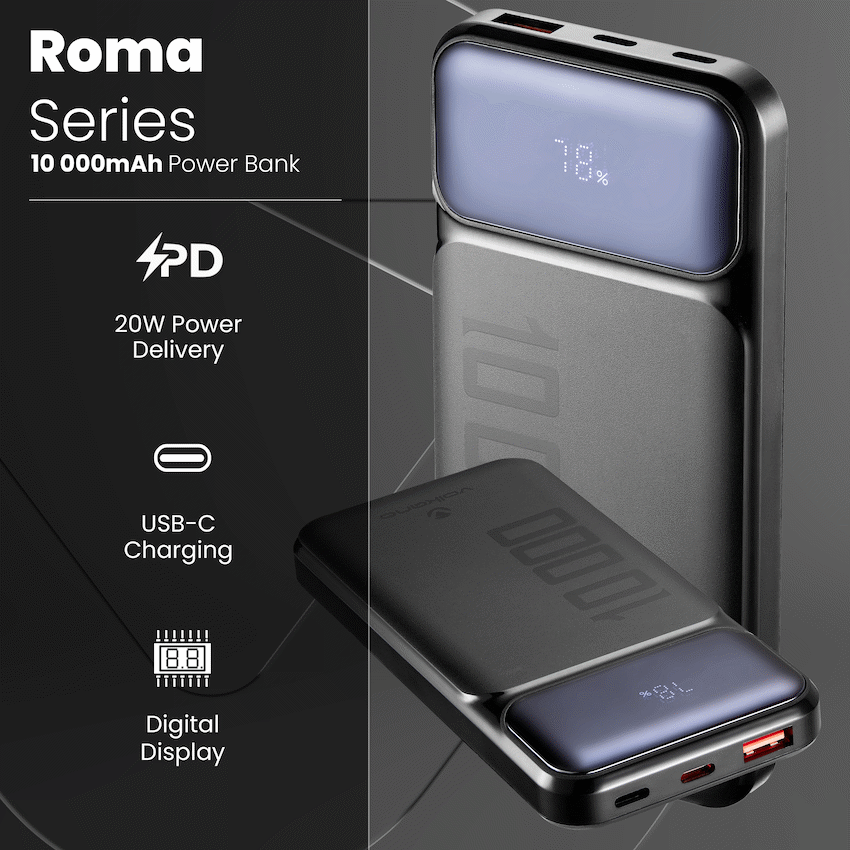 Volkano Roma Series 10000mah P.D. 20W Power Bank - image 3