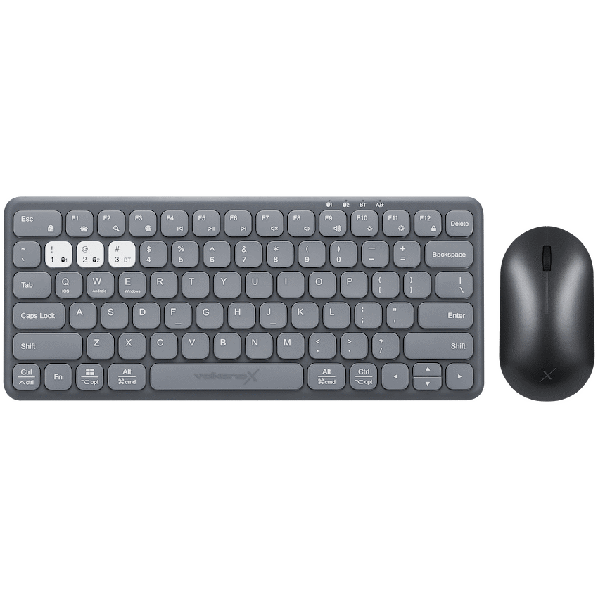 VolkanoX Blaze Bluetooth Wireless Keyboard and Mouse Combo - Graphite - image 3