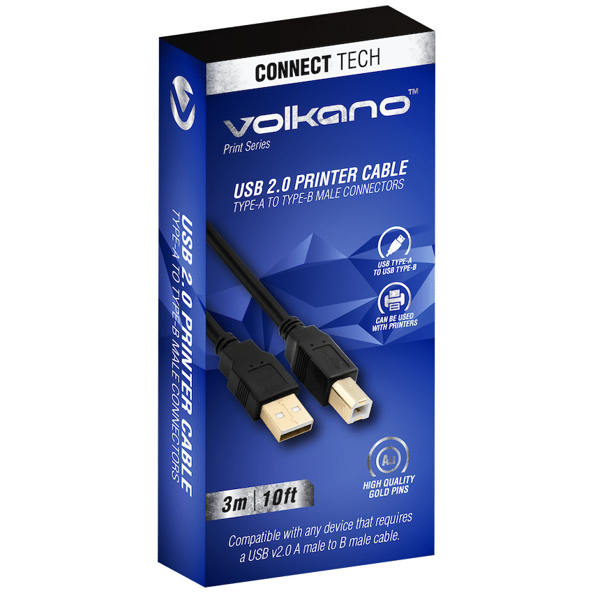 Volkano Print Series USB Printer Cable 3m - image 3