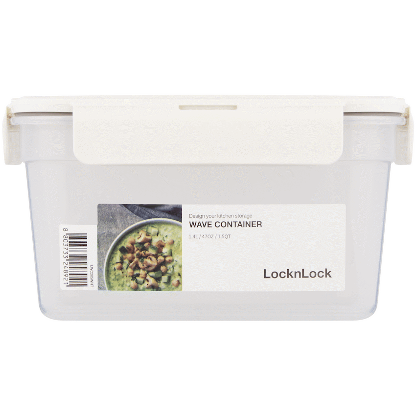 LocknLock Wave Container 1.4lt - White - image 3