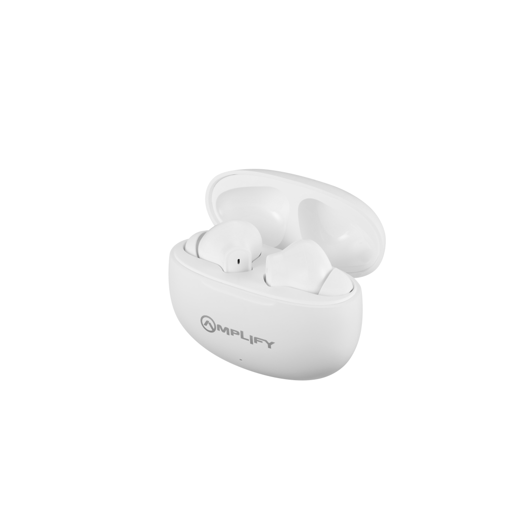 Amplify True Connection True GO Series Wireless Earphones PDQ Stemmed - White