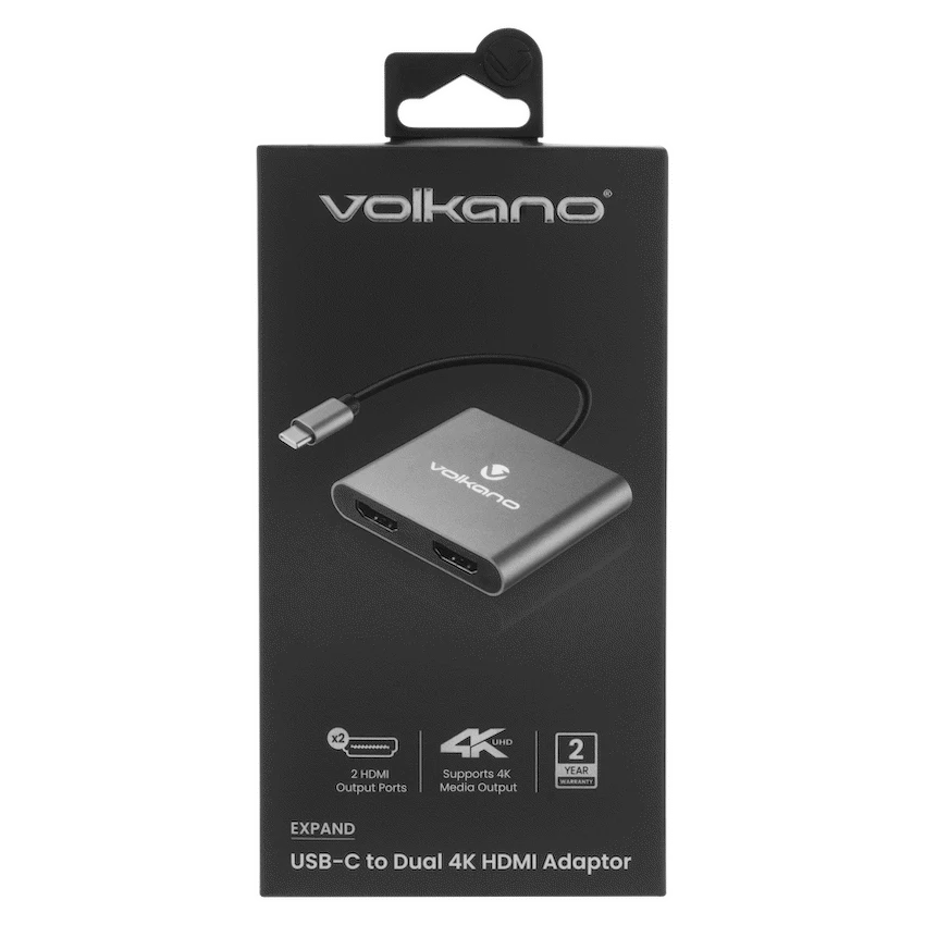 Volkano Expand Series USB-C to Dual 4K HDMI Adaptor - image 3