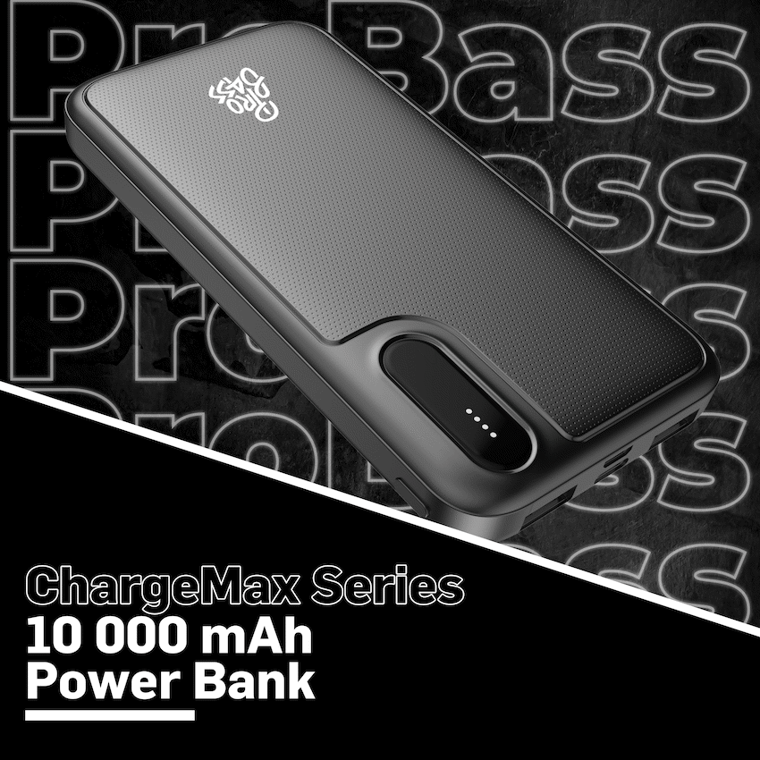 Pro Bass ChargeMax Series 10000mah Power Bank - image 3