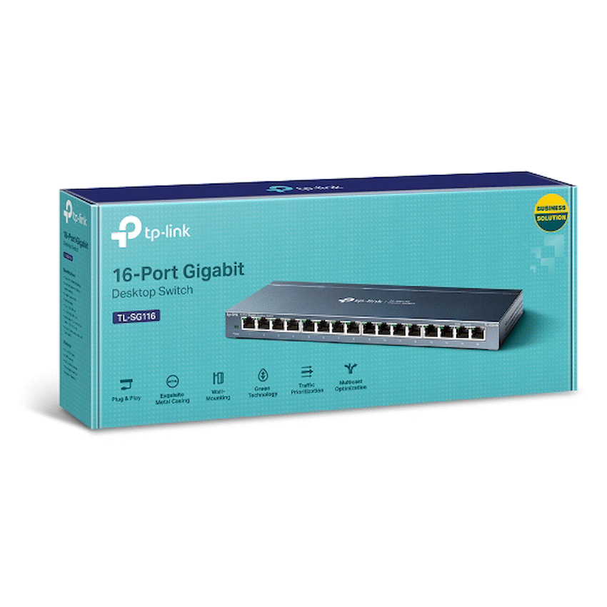 TP-Link TL-SG116 16-Port Gigabit Desktop Switch - image 3