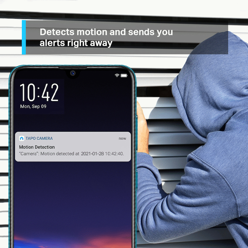 TP-Link Tapo C210 3MP Pan/Tilt Home Security Wi-Fi Camera - image 3