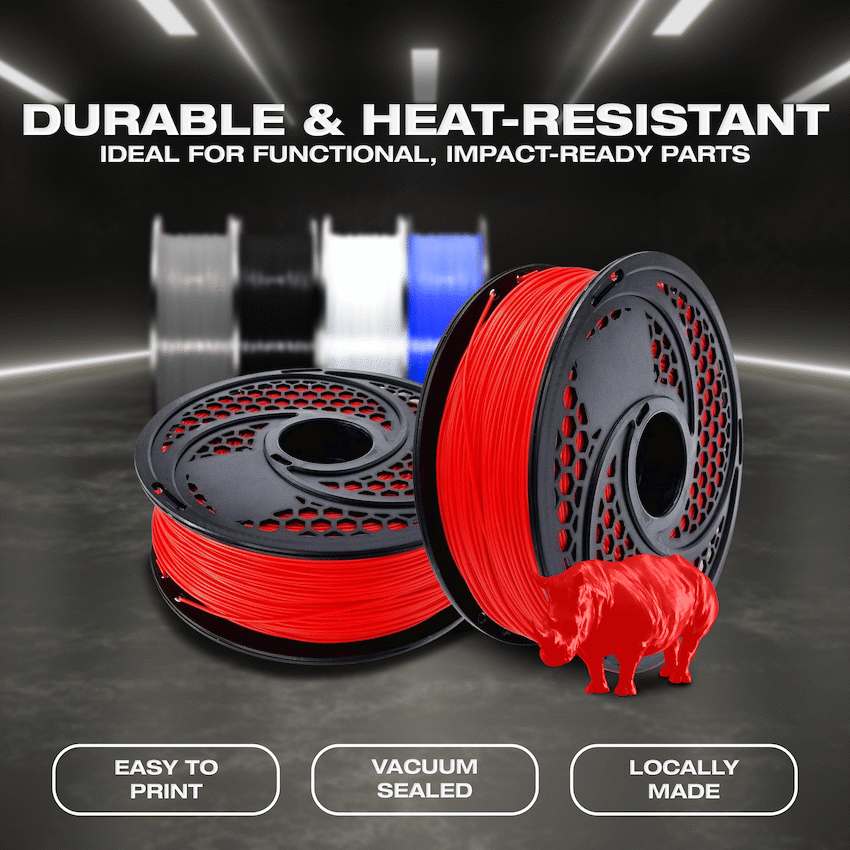 SA Filament ABS Premium Filament 1kg - Red - image 3