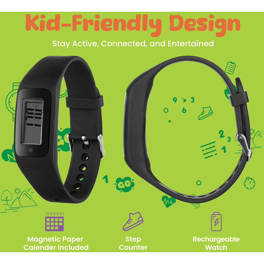 Volkano Step Up Series Activity Watch - Black - image 3