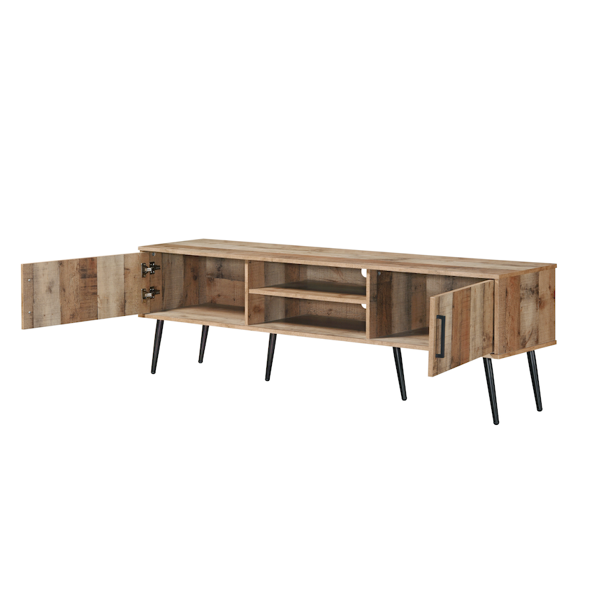 Everfurn Vernice TV Stand - 1800w with Two Cupboards - image 3