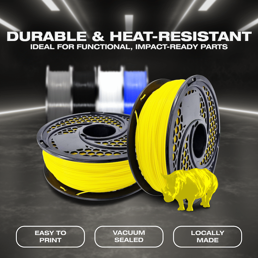 SA Filament ABS Premium Filament 1kg - Yellow - image 3