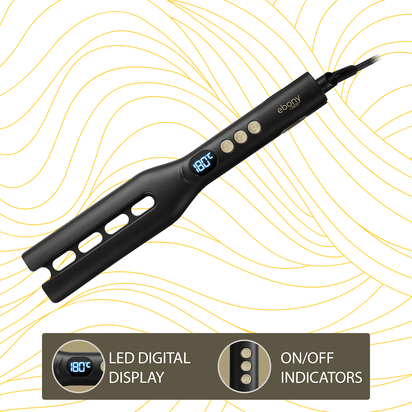 Carmen Ebony Wide Plate Straightener - image 3