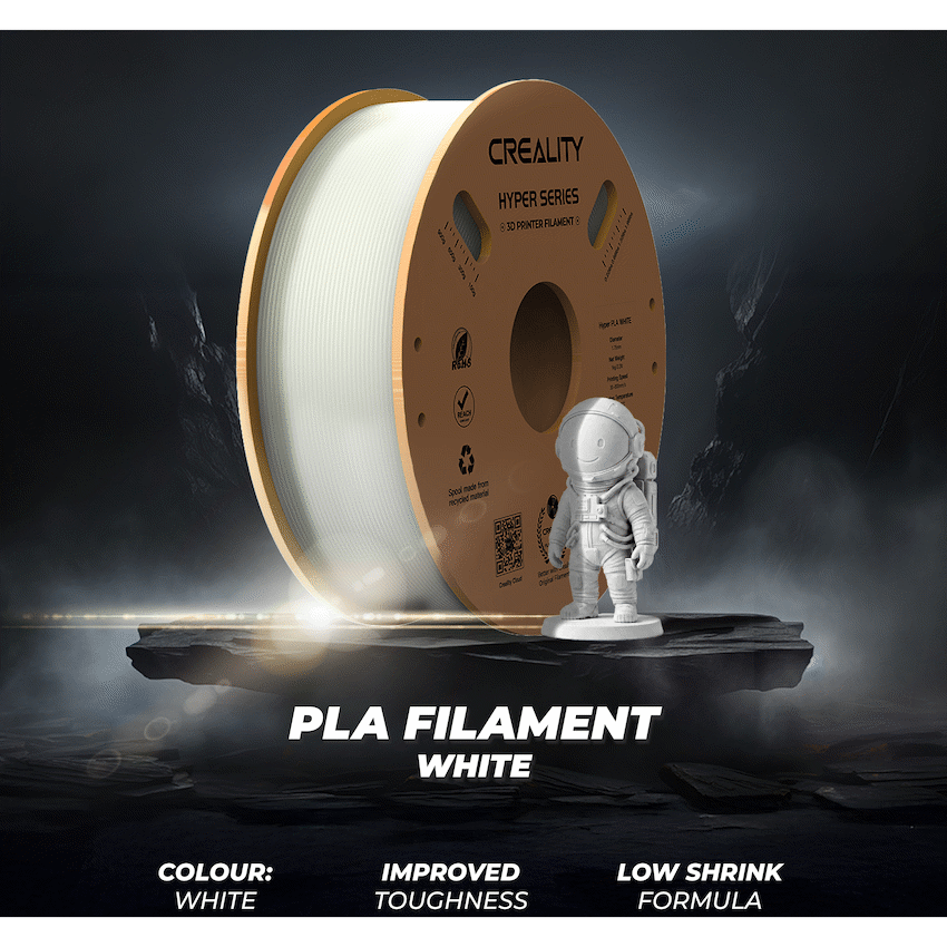 Creality Hyper PLA High-Speed White Filament 1kg - image 3