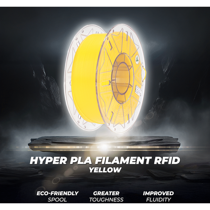 Creality Hyper PLA Filament RFID - Yellow - image 3