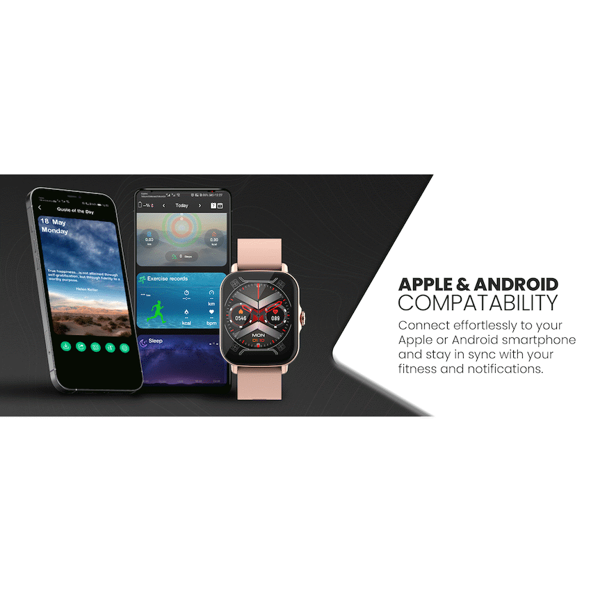 Volkano Active Tech Serene series Watch with heart rate monitor - Gold - image 3