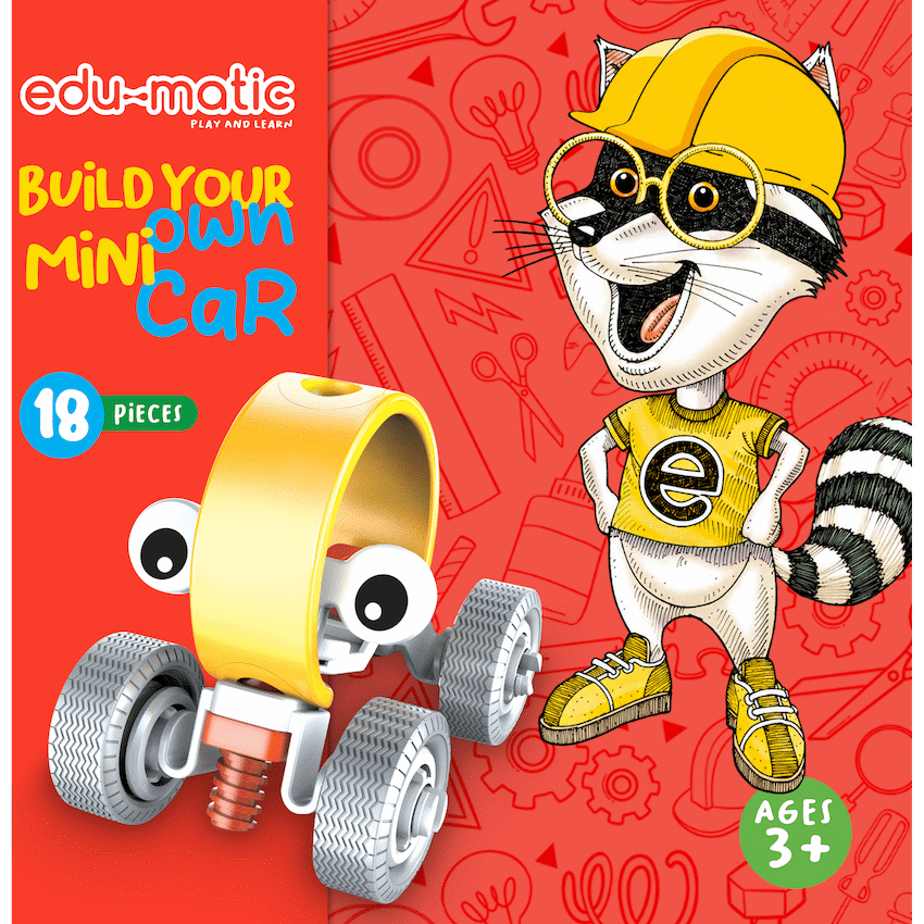 Edu-matic Flexi Build Mini Kit - Car - 18 pcs - image 3