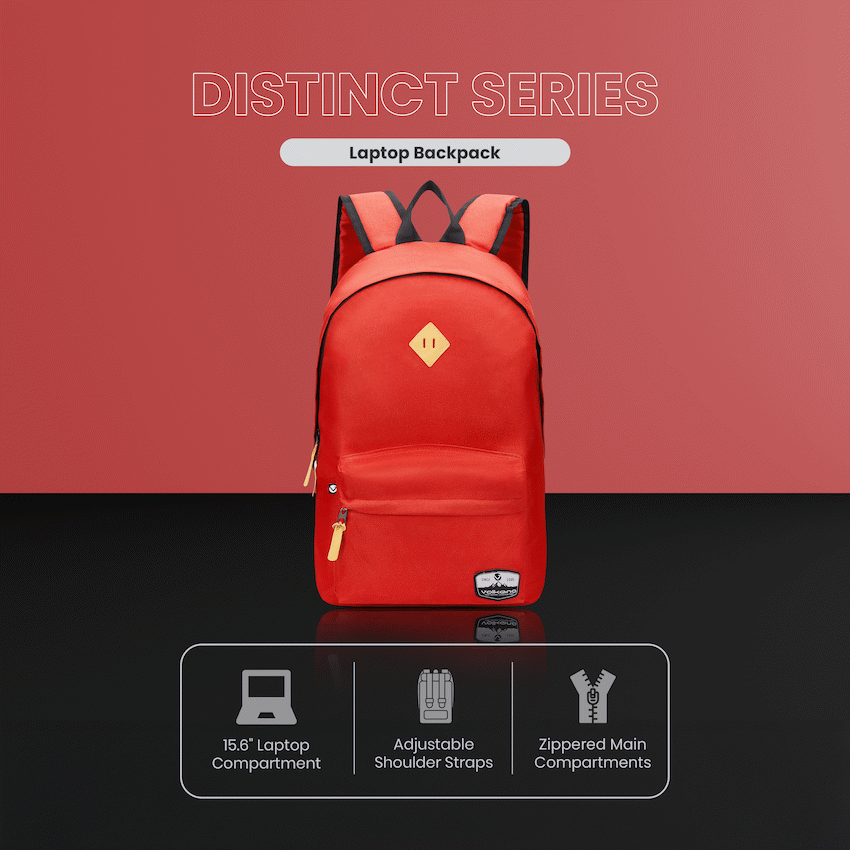 Volkano Distinct 15.6" Laptop Backpack - Red - image 3