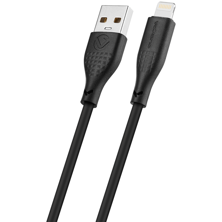 Volkano Nova Series USB A to Lightning charging cable 10W TPE-Black - image 3