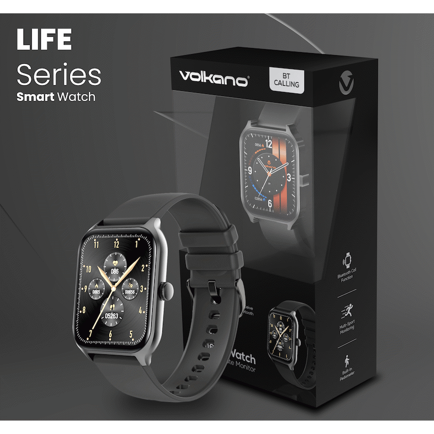 Volkano Life Series Smart Watches - Black - image 3