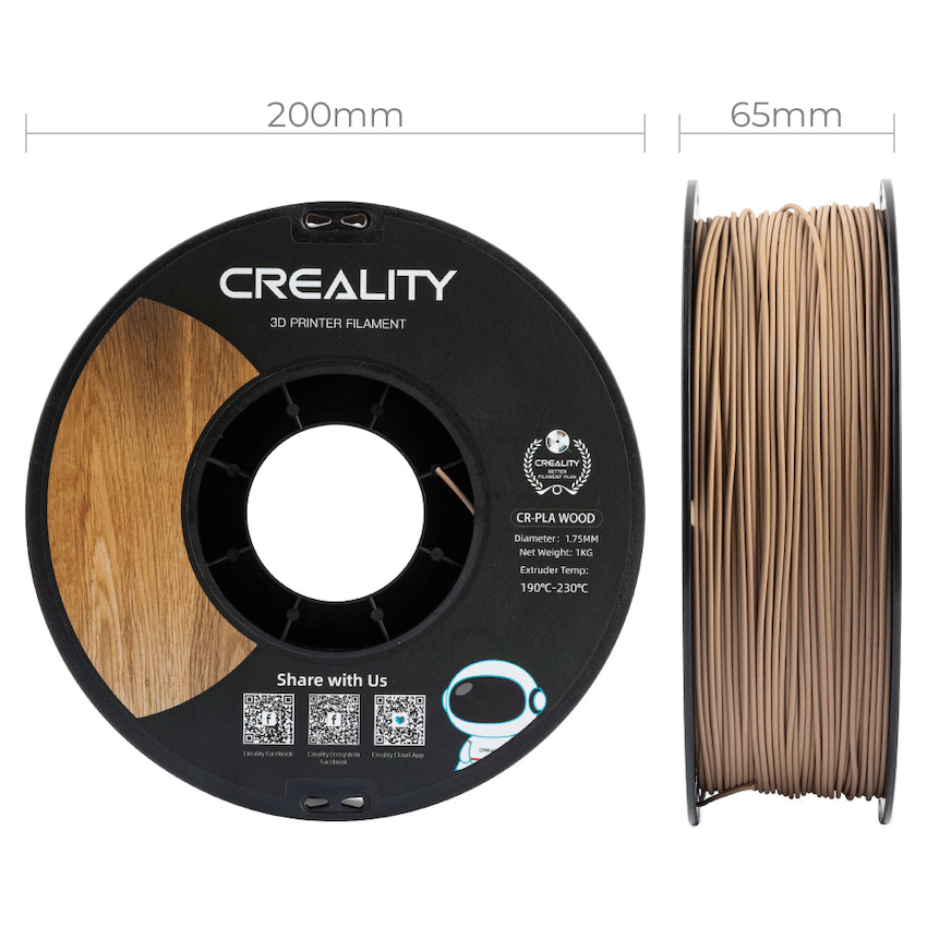 Creality Wood Filament White Pine 1kg - image 3