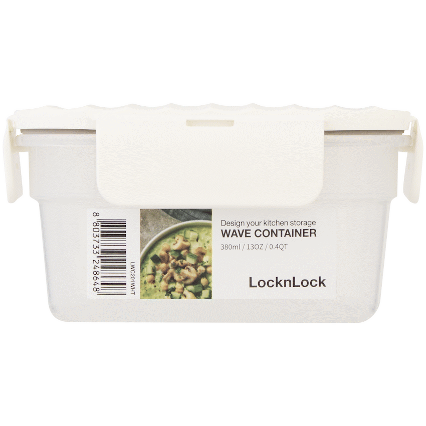 LocknLock Wave container 380ml white - image 3