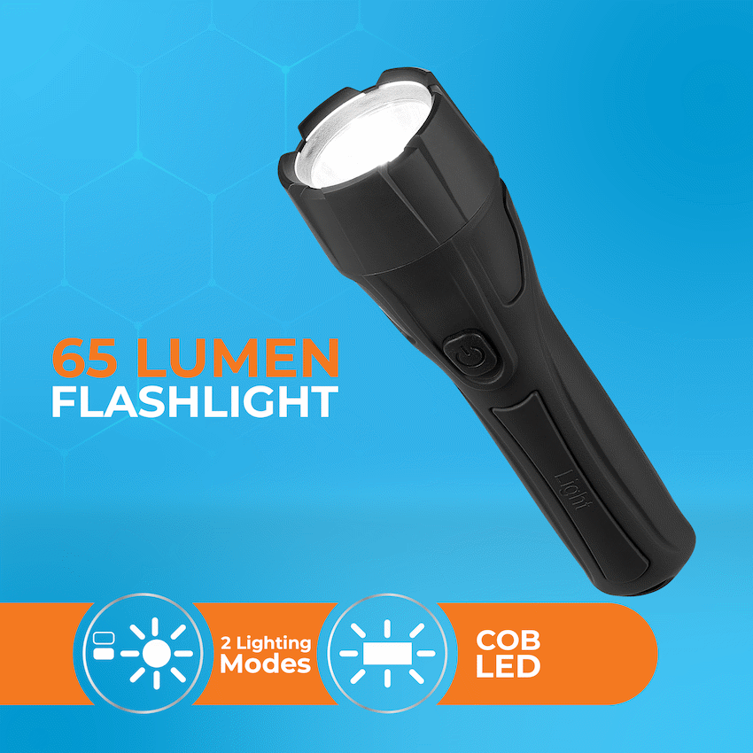 Switched 65 Lumen Flashlight - Black - image 3