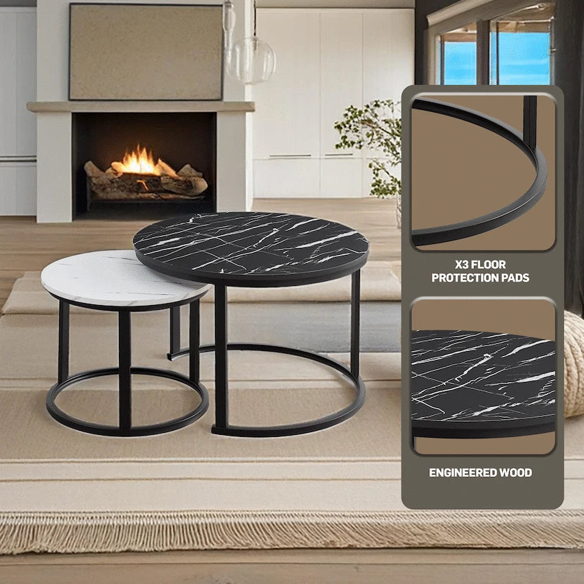 Indus Nesting Coffee Table Ying Yang - image 3
